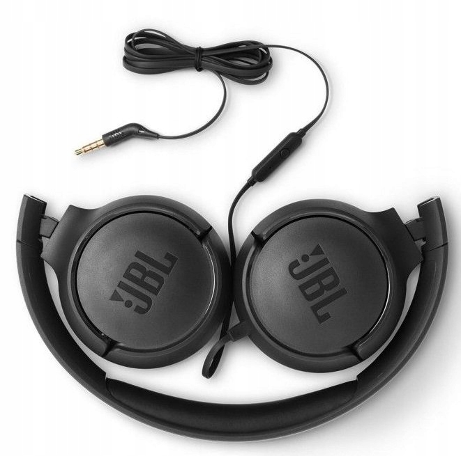 Słuchawki nauszne JBL Tune 500 Blue Niebieski - widok złożony