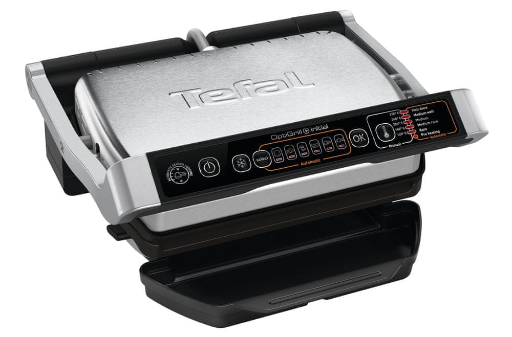 Grill Tefal OptiGrill+ - Widok na panel sterowania