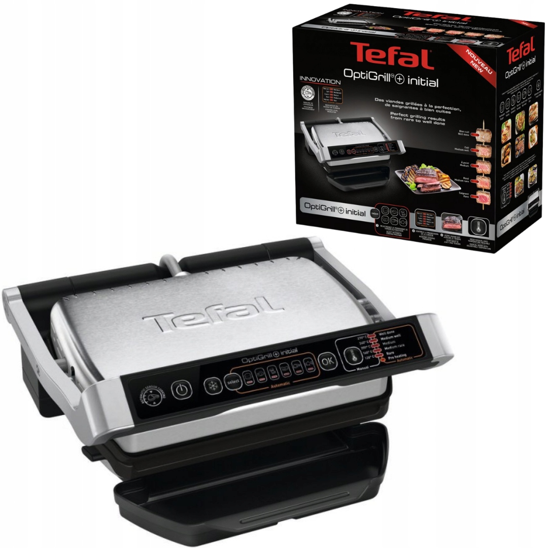 Grill Tefal OptiGrill+ - Wskaźnik poziomu wysmażenia