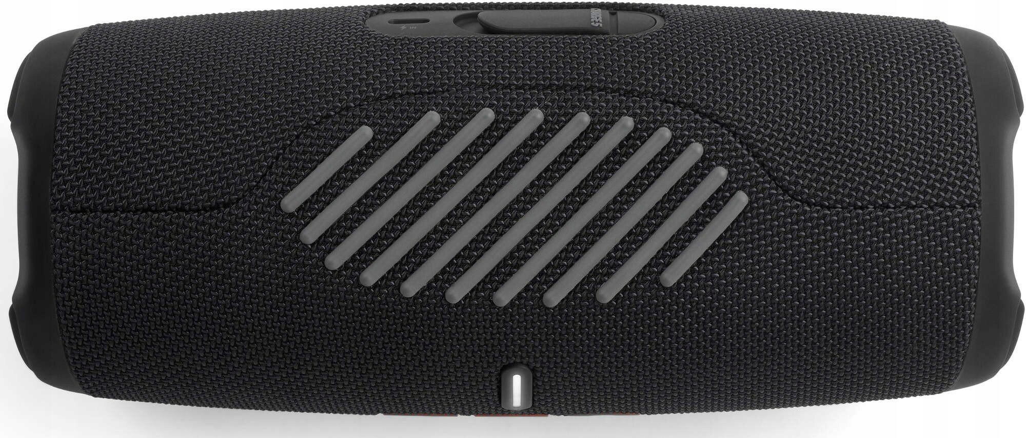 Głośnik JBL Charge 5 - widok z tyłu, z logo JBL