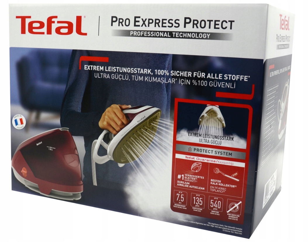 Generator pary Tefal Pro Express Protect - Ukazujący mobilność lub przechowywanie