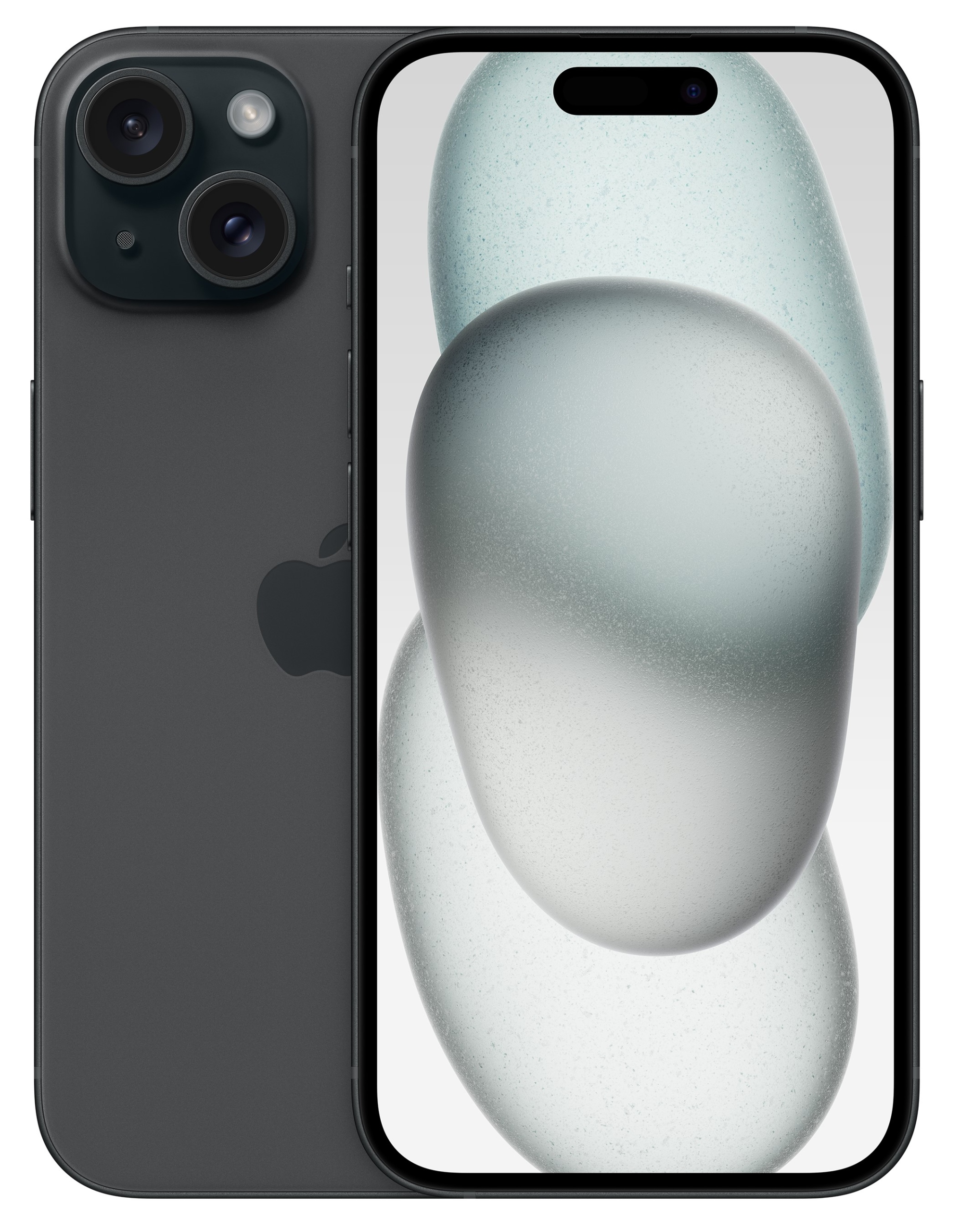 Smartfon Apple iPhone 15 - widok z przodu z Dynamic Island