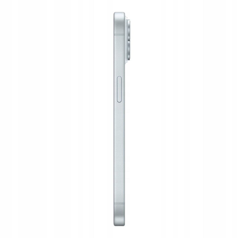 iPhone 15 128GB Blue - widok z boku prezentujący konstrukcję