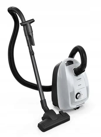 Zasięg pracy 10m odkurzacza Bosch BGL38WH3H - szeroki front działań