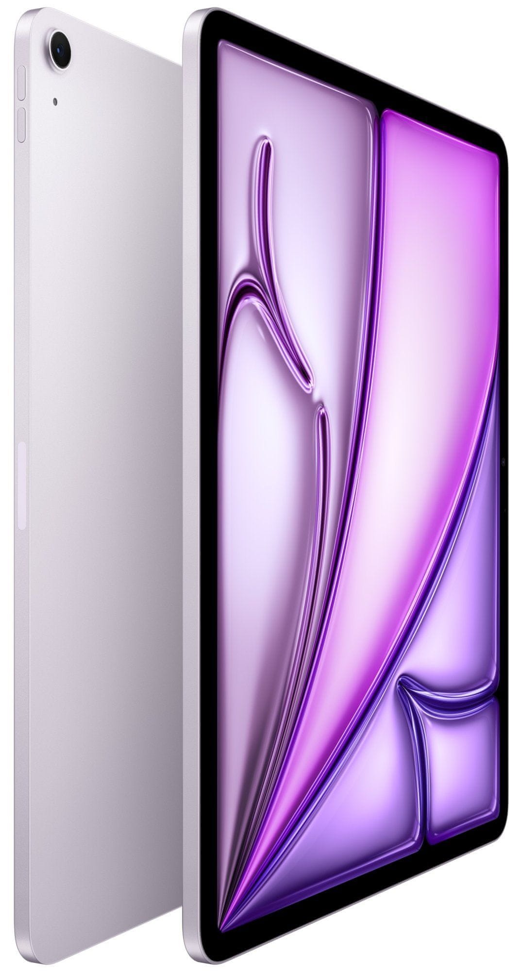 Fioletowy iPad Air 13 M2 i akcesoria