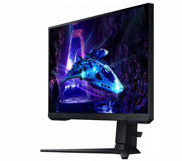 Monitor Samsung Odyssey G3 24 - widok z boku z regulacją wysokości