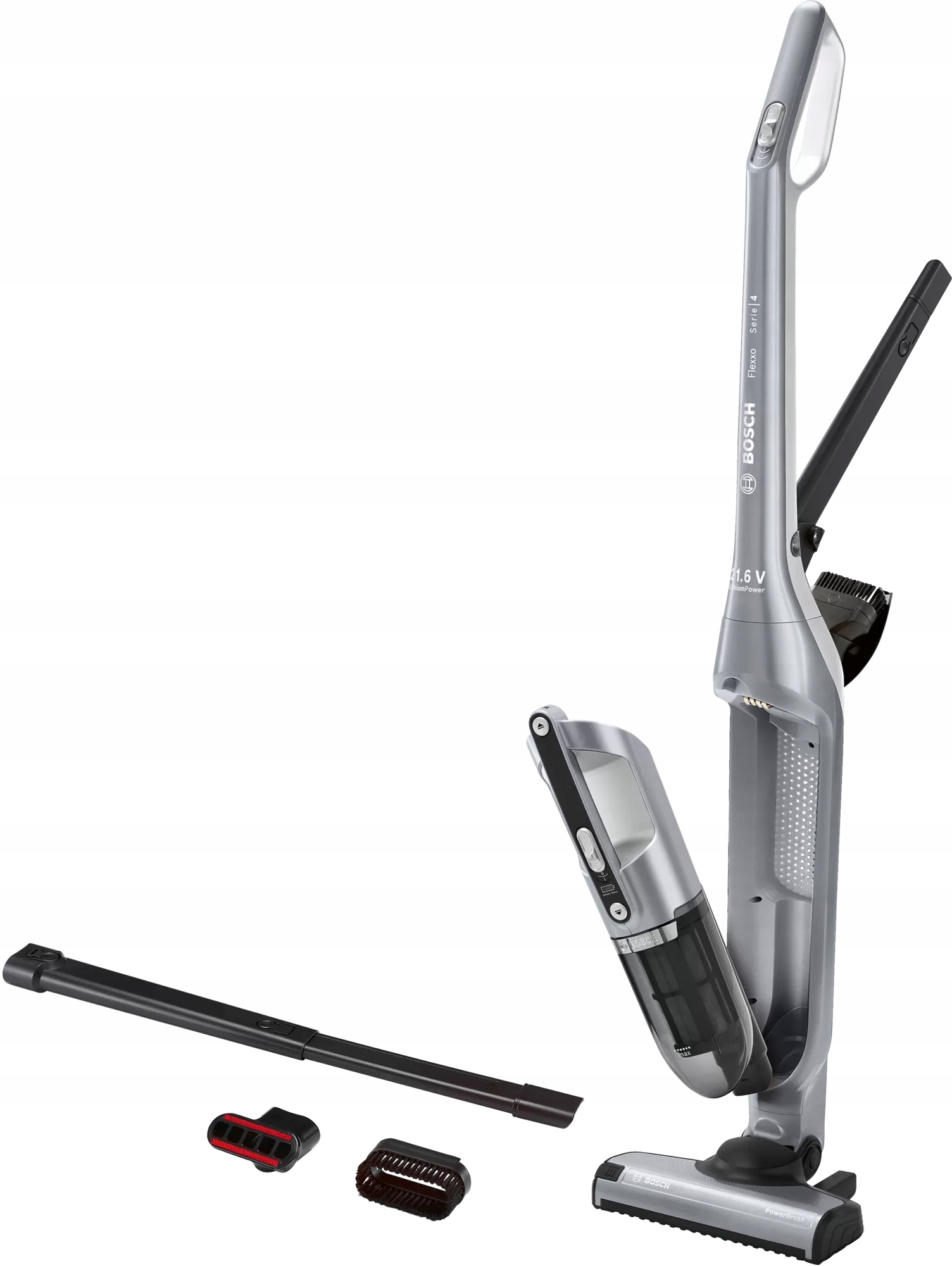 Odkurzacz pionowy Bosch Flexxo BCH3P210 - widok z przodu