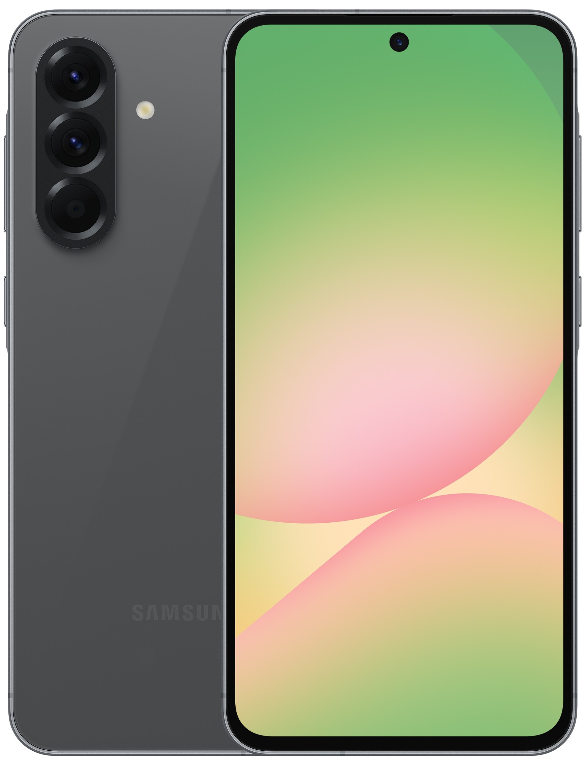 Samsung Galaxy A56 5G - widok z przodu, ekran włączony