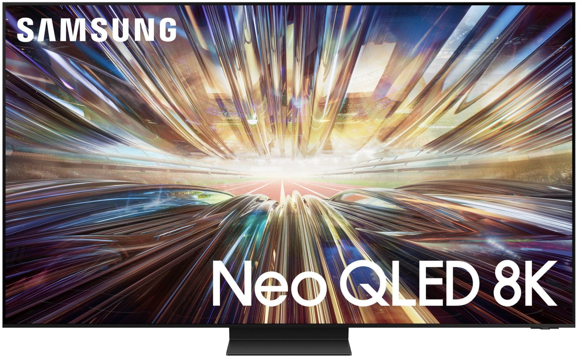 Telewizor Samsung 75 cali 8K z widocznym obrazem