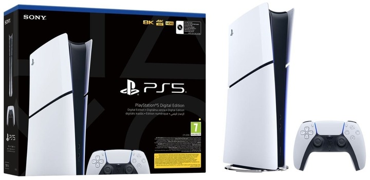 Sony PlayStation 5 Slim Digital - widok frontu