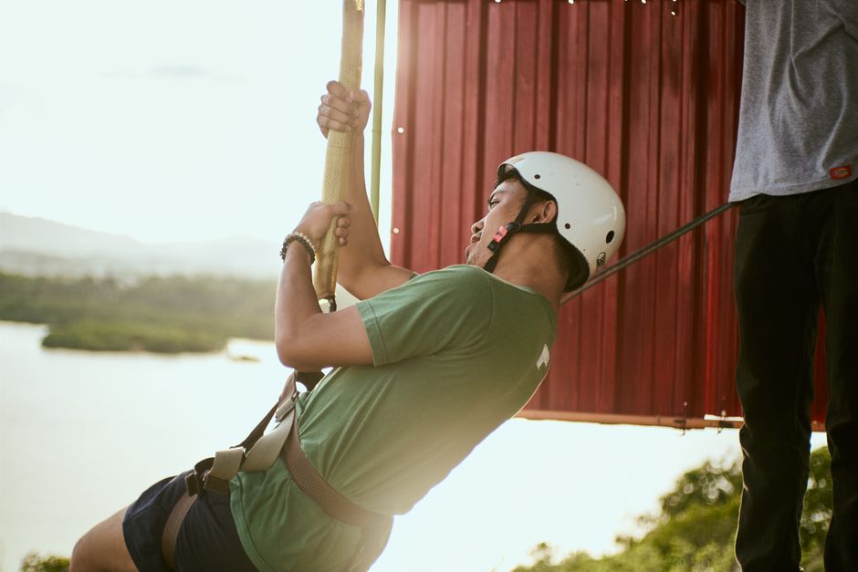Zipline heyecanı