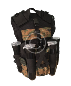 Black Tactical Backpacker