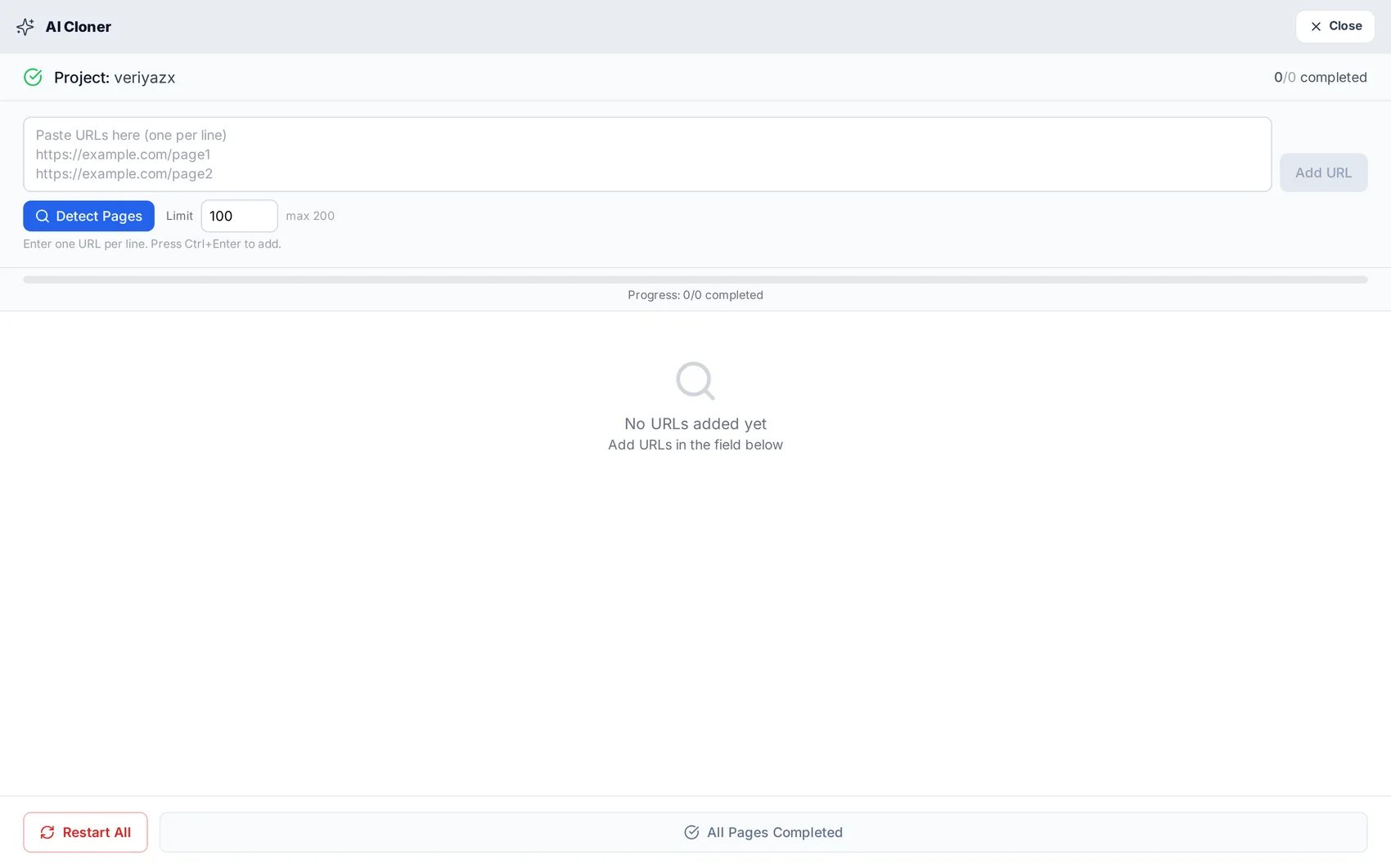 AI Cloner — product screenshot