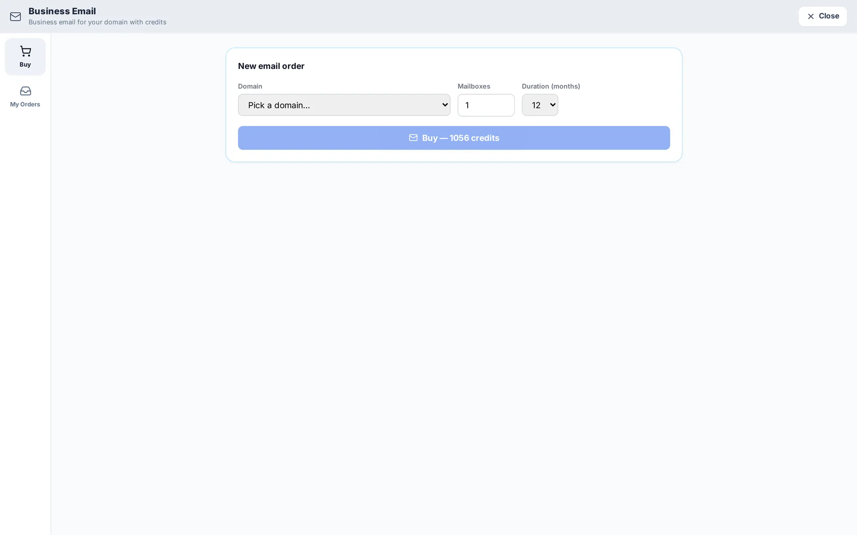 Business Email — product screenshot