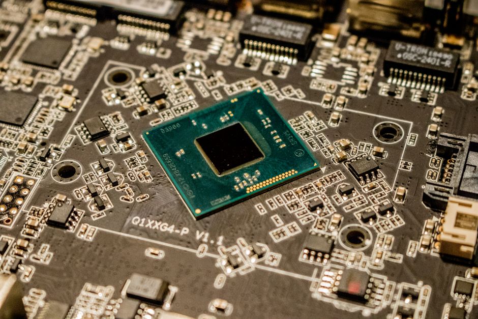 Microchip on Circuit Board