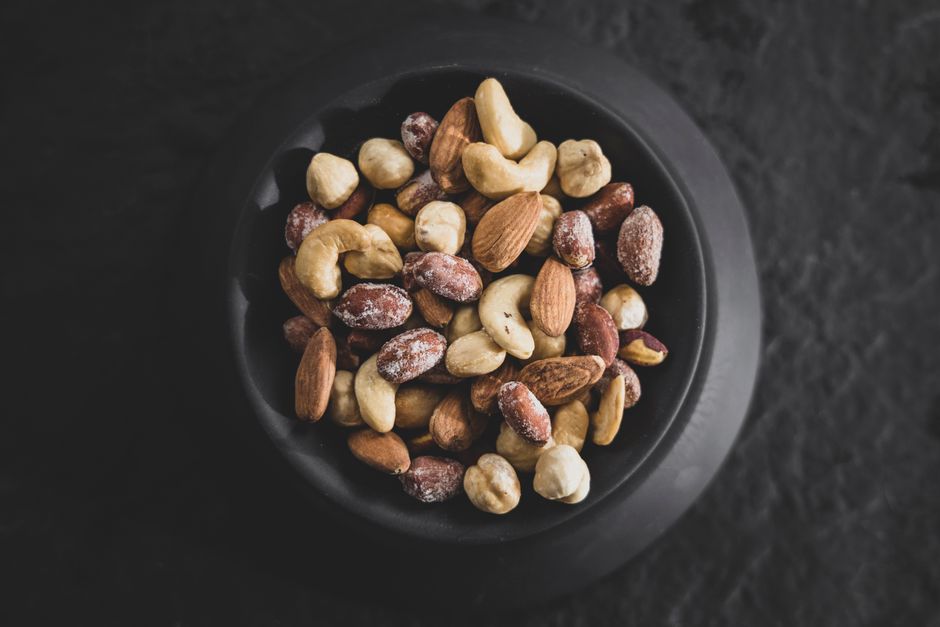 Bowl of mixed nuts