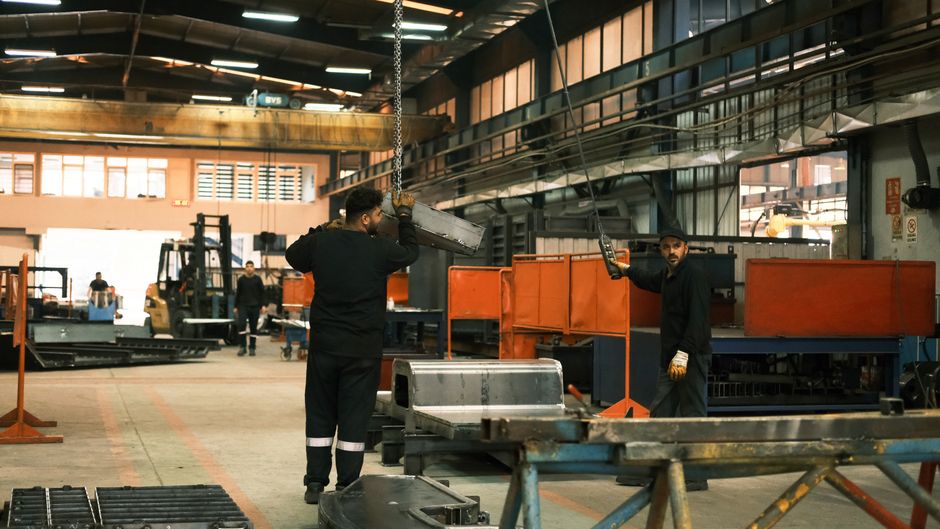 Fabrika üretim hattı