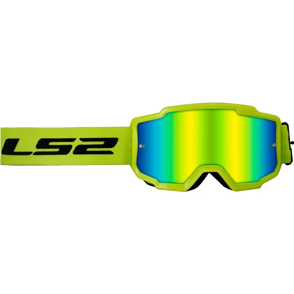 LS2 Charger Plus Goggle Black, High visibility