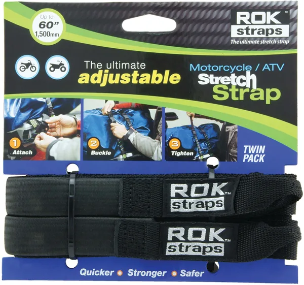 ROK Straps ROK-ST 450 MC HD 60 X1 CRUISER BLK