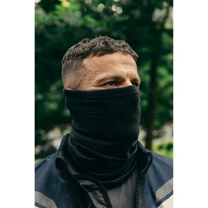 NECK TUBE FLEECE SOLID BLACK
