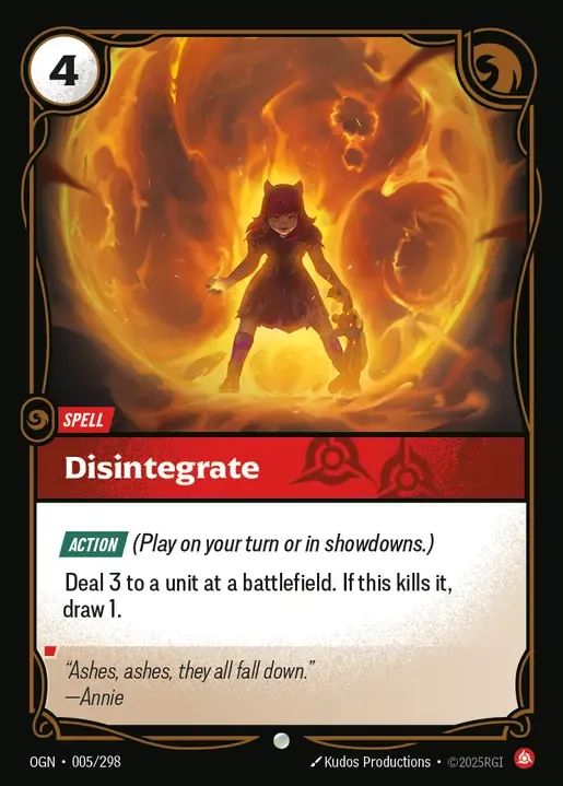 Disintegrate