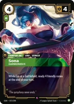 Sona, Harmonious