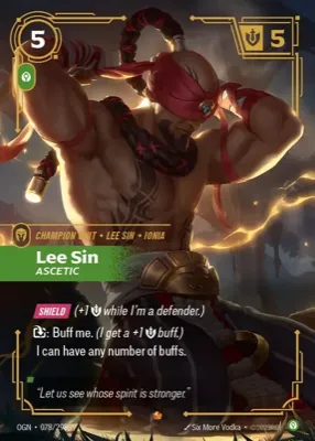 Lee Sin, Ascetic
