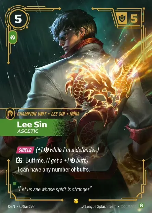 Lee Sin, Ascetic
