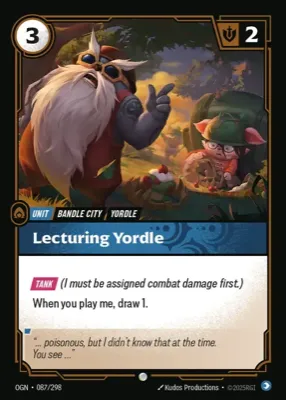 Lecturing Yordle
