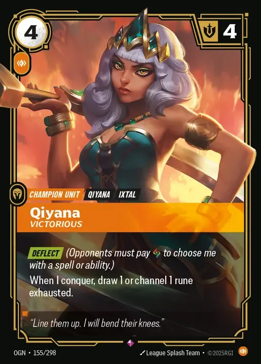 Qiyana, Victorious