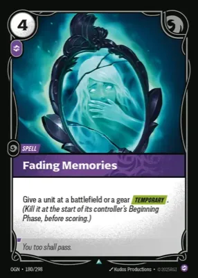 Fading Memories