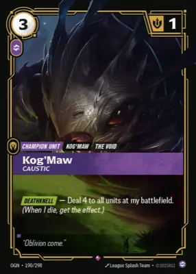 Kog'Maw, Caustic