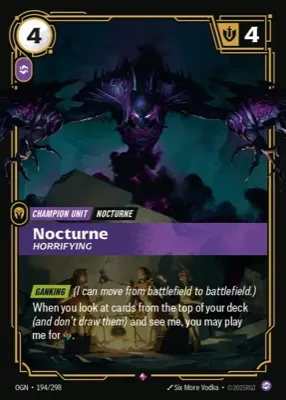 Nocturne, Horrifying