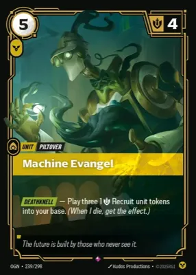 Machine Evangel