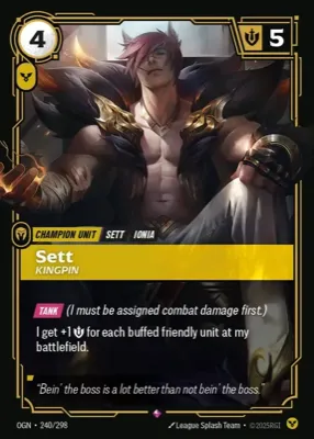 Sett, Kingpin