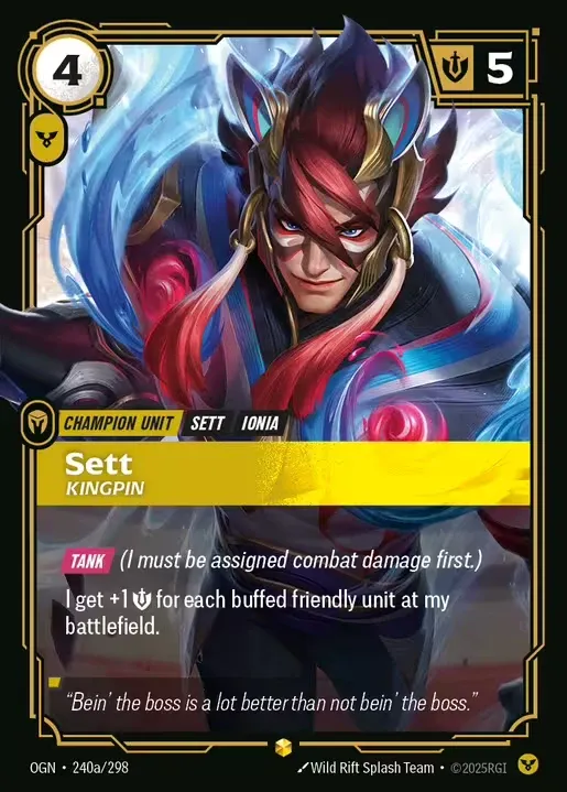 Sett, Kingpin