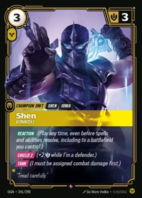Shen, Kinkou