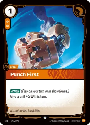 Punch First