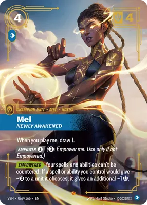 Mel, Newly Awakened
