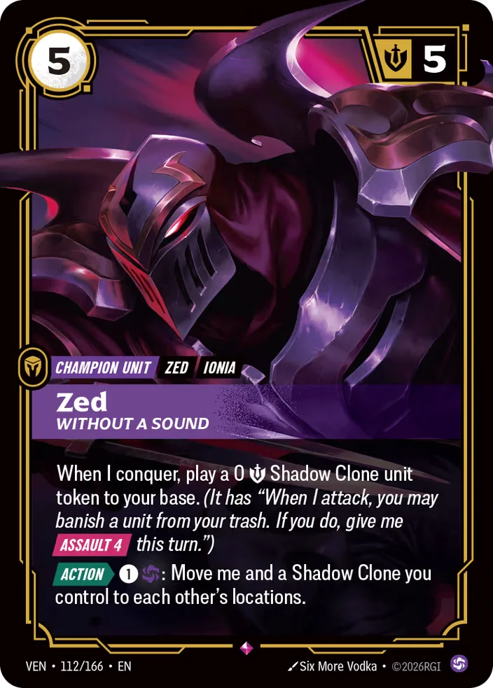 Zed, Without a Sound