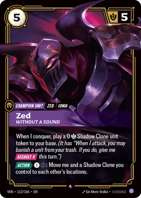 Zed, Without a Sound