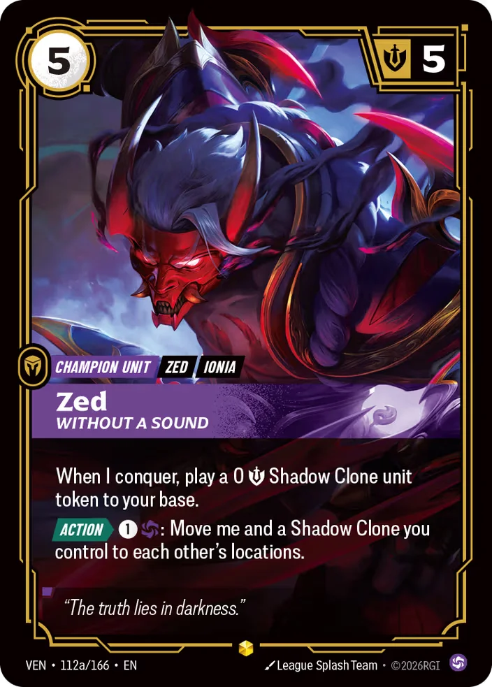 Zed, Without a Sound