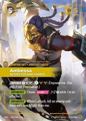 Ambessa, Respected and Feared