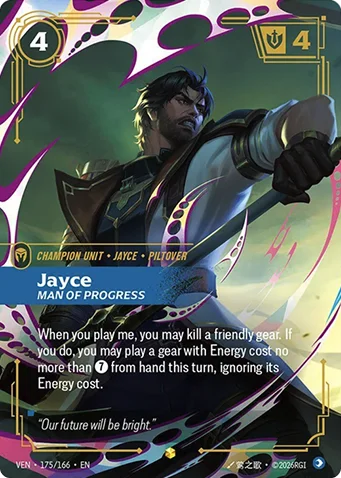 Jayce, Man of Progress