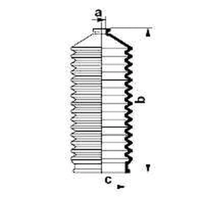 Bellow, steering (83963)