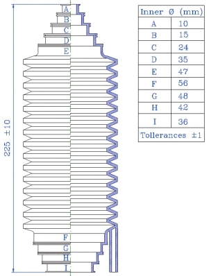 Bellow Kit, steering