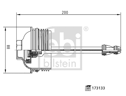 Cap, oil filter housing (173133)