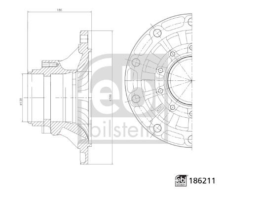 Wheel Hub (186211)