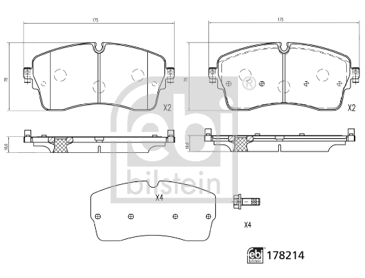 Brake Pad Set, disc brake