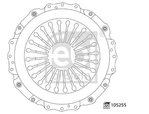 Clutch Pressure Plate (105255)